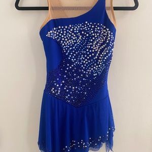 Del Arbour figure skating dress womens 0-2